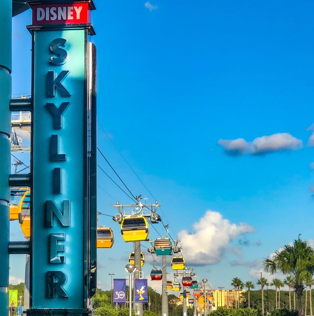 Disney Skyliner - Transporte gratuito na Disney