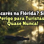 Jacarés na Flórida? Sim. Perigo para Turistas? Quase Nunca!